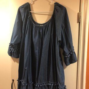 INDIGO MINI DRESS